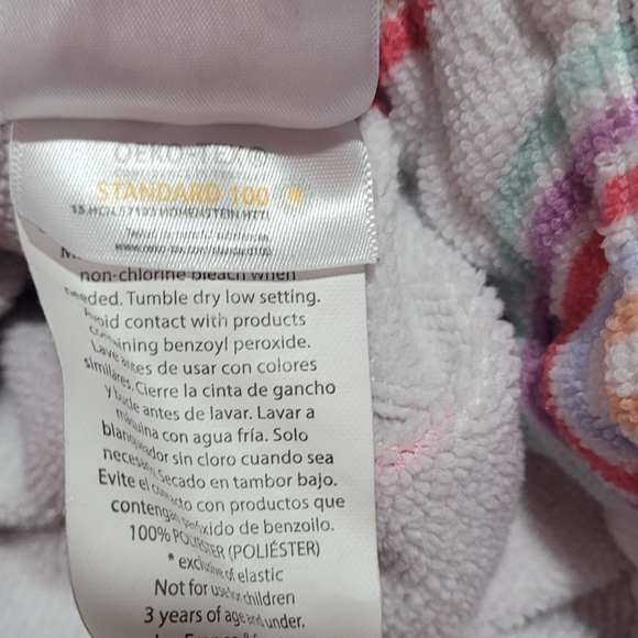 Justice Multicolor Rainbow Robe - Picture 4 of 4